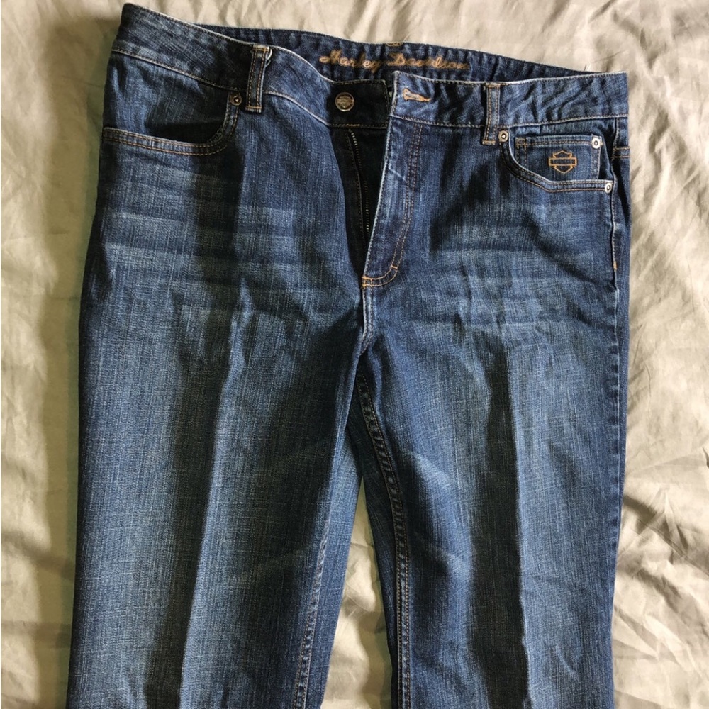 Women’s Harley Davidson jeans like new condition worn once size 16